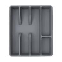 Organizador de cajones de cocina, soporte para cubiertos, bandeja de plástico - details 0