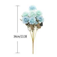 Bouquet De Pétalos Artificiales De Peonía Larga 34cm Para Decoración De Bodas Y Jardines Material Seda Uso En Eventos Y Adornos Domésticos - details 1
