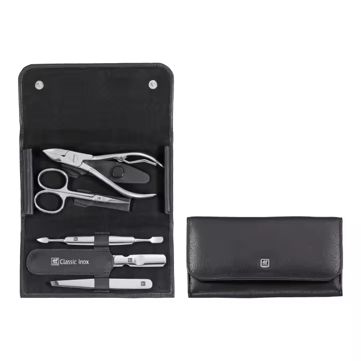 ZWILLING CLASSIC Estuche con cierre a presión 5-pzs, Negro - 1