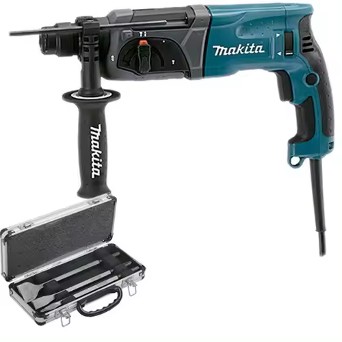 MAKITA - Martillo Ligero MAKITA HR2470 3 Modos 780W + Kit Demolición D-05181 - 1