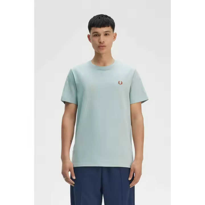 Fred Perry Camiseta Hombre M1600 Azul Claro - 1