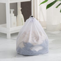 Bolsa De Ropa Con Cierre De Cordón Para Lavandería Organizador De Ropa Sucia En Malla Bolsa De Lavado Coarse Net Estilo Moderno Material Poliéster - details 10