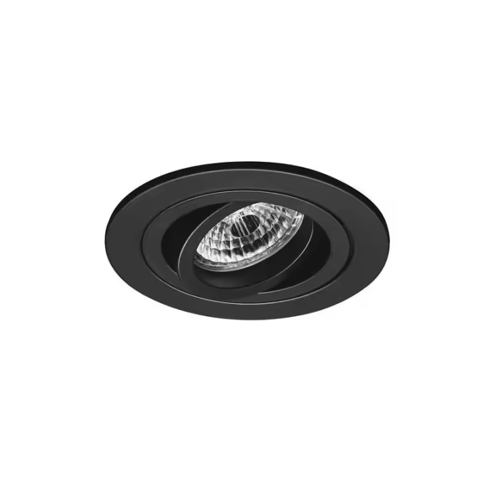 HUANGJISOO Foco Empotrable LED 50W IP20 Negro JISO 703D-01 - Iluminación Potente - 1