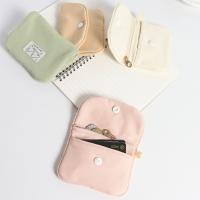 Monedero Portátil De Algodón Mini Monedero Ligero Bolsa De Auriculares Color Sólido Para Mujeres Y Hombres - details 0