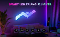 Tablero Inteligente Qiguang Luz De Noche Rítmica Musicial Luz Triangular De Quantum Atmosfera Esportiva Luz De Pared - details 1