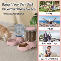 Dispensador automático de agua, alimentador de gran capacidad para mascotas, cuenco de comida para perros pequeños, cuenco para gatos, bebedero de alimentación para mascotas - details 9