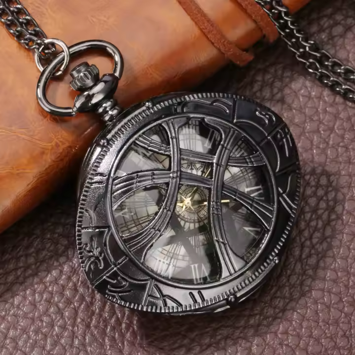 Reloj Vintage De Cuarzo Para Hombres Y Mujeres Cadena De Collar Pendiente Reloj De Pulsera Antiguo Souvenir Regalo Marvel Para Ojo De Agamotto - 1