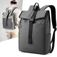 Viajes de Negocios Gran capacidad Mochila informal de 15,6 pulgadas Bolsa para computadora Mochipa impermeable para Ocio al Aire Libre 30*13*46 cm Color Gris - details 11