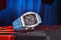 Reloj De Cuarzo Para Hombre PAGANI DESIGN 2024 De Lujo Forma De Barril Impermeable Con Pantalla Luminosa Cristal De Zafiro Silicona VH65 - details 1