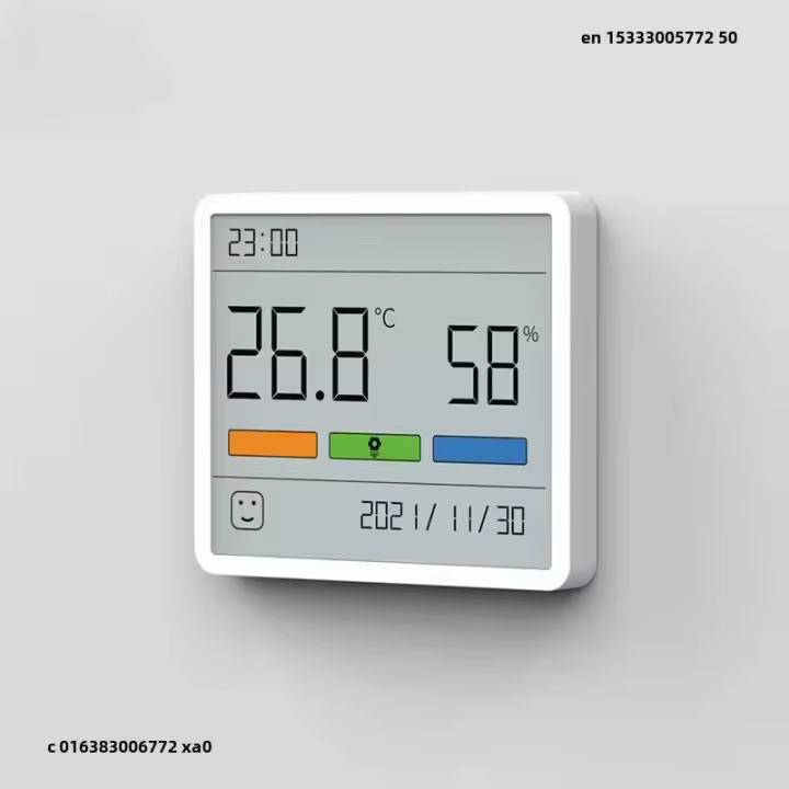 Xiaomi DUKA Atuman Estación Meteorológica Digital LCD Medidor De Temperatura Y Humedad Con Reloj Para Interior Hogar - 1