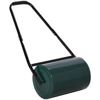 Outsunny Rodillo para Césped Ancho 50cm Ø30cm Rodillo de Césped de 30L Relleno de Arena o Agua con Mango en U para Jardín Granja Verde Oscuro - details 0