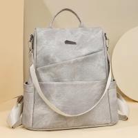 MOV-Mochila para mujer, nuevo estilo, moderna, versátil, antirrobo, de PU, de gran capacidad, de alta gama,Mochila escolar mochila transfronteriza para mujer, moda doble propósito mochila de viaje de gran capacidad mochila escolar ligera para viajeros - details 6