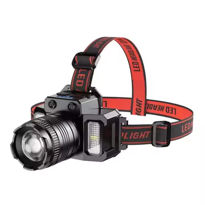 Linterna Frontal LED Recargable Con Sensor De Movimiento Para Camping Y Excursioneslampara De Corbata Potente Y Multifuncional Impermeable Con 5 Estilos - 1