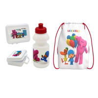 SET3  SANDWICHERA ALA Y BOTELLA Y SACO 41 DE POCOYO,-COLECION DE POCOYO - details 0