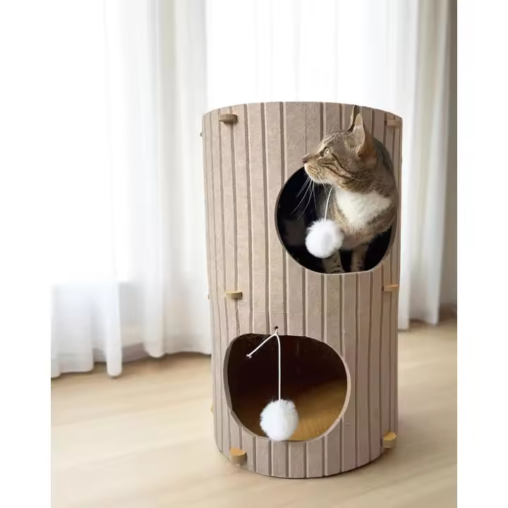 Casa de Fieltro Mediterráneo para gatos - Althea Living - 1