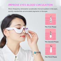 Masajeador De Ojos EMS Micro Corriente Pulso Calor Comprimido Vibration Elimina Arrugas Y Cicatrices Sombra Oscuro Tensión Piel - details 2