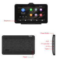 Podofo Radio De Coche 7 Pulgadas Con Carplay Multimedia Video Reproductor Navegación Stereo Bluetooth Control De Voz Android Auto MP5 - details 4