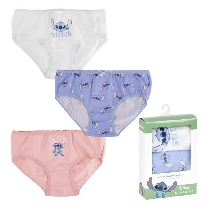 Cerdá Pack Braguitas Infantiles Stitch 3 Piezas - 1