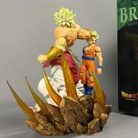 Figura De Acción Dragon Ball Broly Vs Super Saiyan Son Goku 20cm Modelo Colección Estatua Juguete Para Niños Regalos PVC GK - details 1