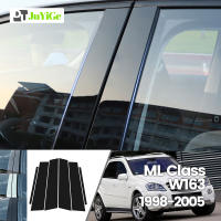 Pegatinas De Fibra De Carbono Negra Brillante Para Puertas Y Ventanas De Mercedes Benz ML Class W163 1998-2005 Adhesivo Para Coche - details 0