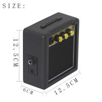 Mini Amplificador De Guitarra Portátil Con Altavoz Negro Accesorios Para Guitarra Eléctrica Y Acústica Con Clip De Metal - details 1