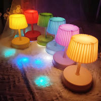 Lámpara De Mesa LED Mini Para Niños Luz Nocturna Musical Batería Incluida Decoración Para Dormitorio Y Sala Luz De Escritorio - details 12
