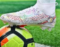 Botas de fútbol profesionales para hombres y niños, botas de fútbol para césped, zapatos de entrenamiento deportivo de fútbol para niños - details 5