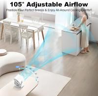 Ventilador de Mesa Silencioso, 100 Velocidades, 4000mAh Recargable ventilador con Inclinación Variable de 105° y Función de Memoria, Potente Ventilador Escritorio para Oficina/Hogar - details 6
