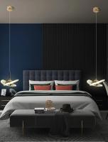 Lámpara Colgante Nórdica Para Techo Con Luz LED Rotativa Multi-Estilo Iluminación Interior Decorativa Para Dormitorio Y Sala - details 17