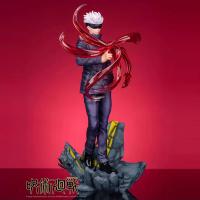 Figura De Acción Anime Jujutsu Kaisen Gojo Satoru Y Itadori Yuji PVC Modelo Juguete Para Regalo Para Novio Colección Unisex - details 1