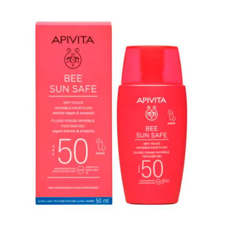 Apivita Bee Sun Safe Spf50+ Fluido Toque Seco 50 ml - 1