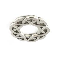 Juguete De Resolución De Labyrinto 3D De Aleación (Plata) Anillo De Cerradura Juguete De Alivio Del Estrés Para Niños Y Adultos - details 4