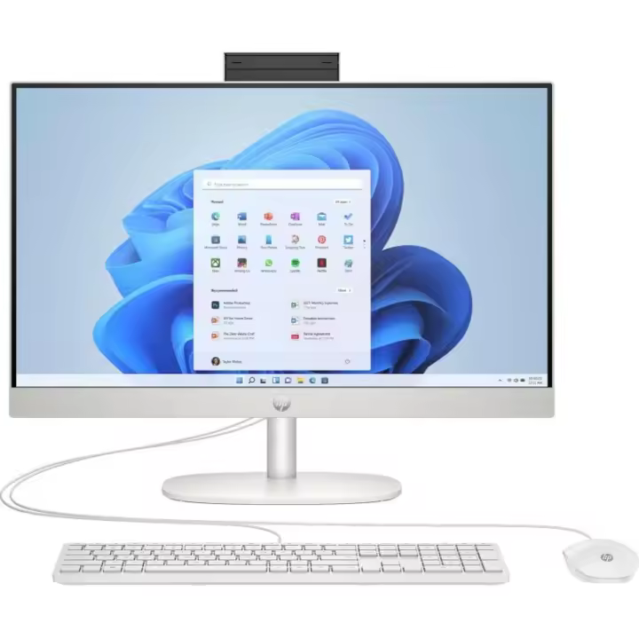 PC todo en uno HP 24-cr0002ng de 60,5 cm (23,8 pulgadas) (AMD Ryzen™ 5 7520U, 8 GB de RAM, 512 GB SSD, Full HD, Win11 Home) - 1