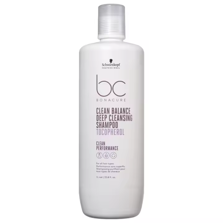 Schwarzkopf Bonacure Clean Balance Deep Cleansing Champú 1000Ml - 1