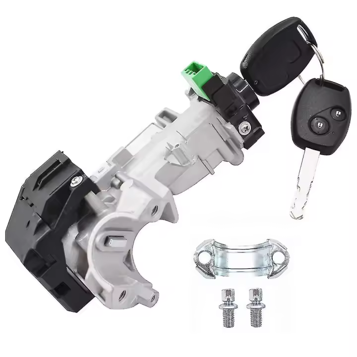 Cilindro de bloqueo de llave de encendido y dirección para transmisión de Honda Civic (2006, 2007, 2008, 2009, 2010 y 2011) - 1