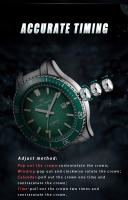 Reloj Automático De Buceo WM Para Hombre Reloj De Pulsera De Acero Inoxidable Resistente Al Agua Con Movimiento Miyota 8215 Reloj De Negocios Welly Merck - details 9