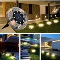 Luz solar Jardín exterior Lámparas empotradas en el suelo 8 Iluminación LED 3000K Blanco cálido Impermeable IP65 Paquete de 8 - details 3