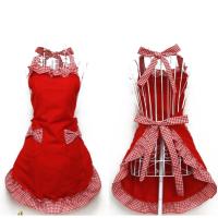 Delantal Vintage Para Mujer Con Bolsillos Estilo Cuadros Adecuado Para Cocina Y Trabajo Diseño Flirtado Talla Adulta Material Algodón - details 6
