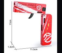 Nueva Pistola De Metal Plegable Lifecard Mejorada Para Niños Y Adultos Juguete De Tiro Con Bala Suave Modelo De Plataforma De Aluminio - details 8
