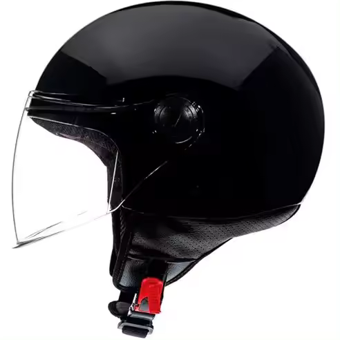 CASCO MT OF501 STREET SOLID NEGRO BRILLO L Raíz OUTLET MOTOSOTORE MARCAS Cascos Jet MT HELMETS - 1