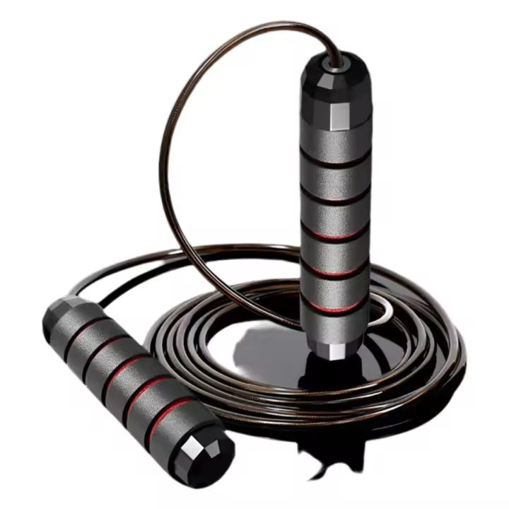 Cuerda De Saltar Ajustable De Acero Para Ejercicio De Fitness Y Entrenamiento En Casa Equipo Deportivo Sin Enredos - 1