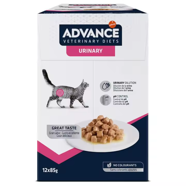 Advance Veterinary Diets Urinary Comida Húmeda para Gatos (12 unidades x 85gr) - 1