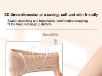 Protector De Talón De Silicona Gel Suela De Zapato Almohadillas De Talón Para Plantar Fasciitis Cuidado De Los Pies Reparación De Piel Almohadillas De Medio Yarda Calcetines - details 4