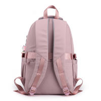 Mochila De Color Sólido Con Manija De Malla Y Correa Curvada De Alta Capacidad Para Viajes Cierre De Cremallera Capa Interna De Nylon Para Hombres Y Mujeres - details 27