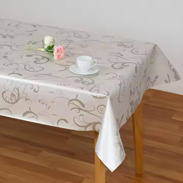 Mantel Hulehule Tex Roma Taupe Resistente a Manchas y Fácil de Limpiar - 1