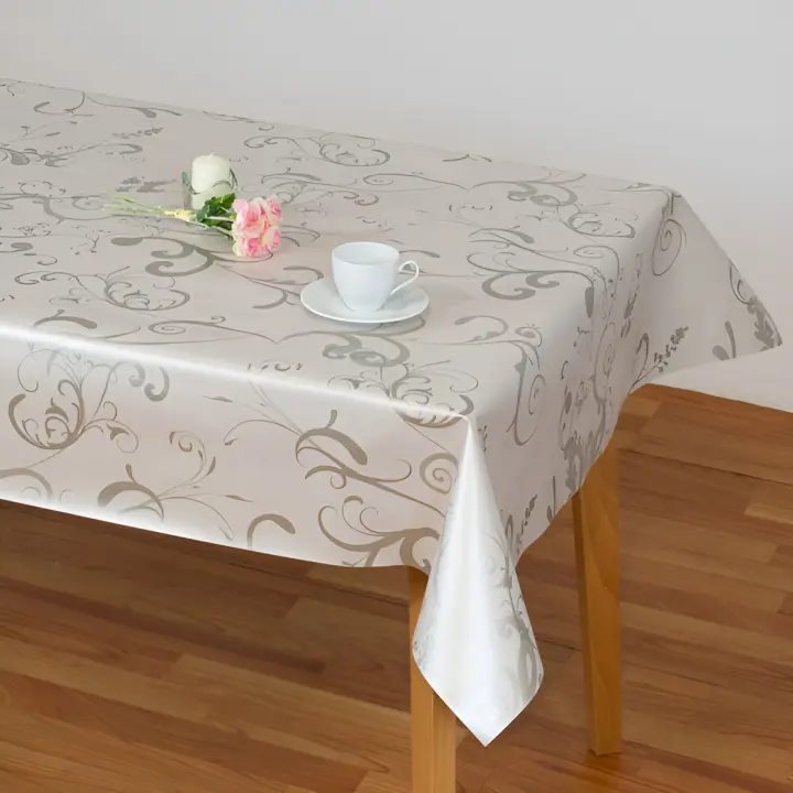 Mantel Hulehule Tex Roma Taupe Resistente a Manchas y Fácil de Limpiar - 1