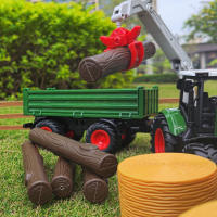 Juguete De Modelos Agrícolas Para Niños Coche De Camión De Tracción Retroactiva Escala 1:24 Juego De Juguete De Vehículos De Ingeniería Regalo Para Niños - details 4
