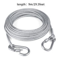 Cable De Atadura Para Perros 4.6m/9m/15m Línea De Paseo Para Jardín Con Clip De Alta Calidad Para Perros Menores De 250 Lbs - details 12