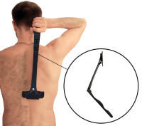 Nueva Cepillo De Afeitar Para Hombres Con Mango Largo Plegable Y 5 Hojas De Repuesto Herramienta De Afeitar Para Cuerpo Y Piernas - details 1