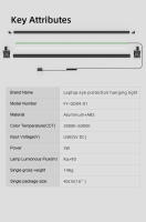 Lámpara De Escritorio LED Aluminio 5 Colores Luz De Pantalla Portátil Barra De Iluminación Dimmer USB Para Cuidado De Los Ojos - details 9